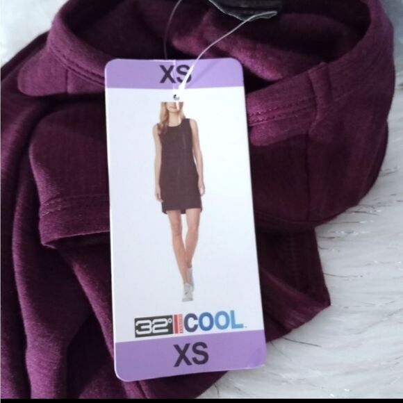 32 DEGREES COOL BURGUNDY DRESS SZ.XS NWT - Picture 5 of 7